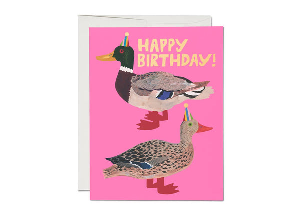 happy birthday party ducks