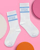 blue bride socks