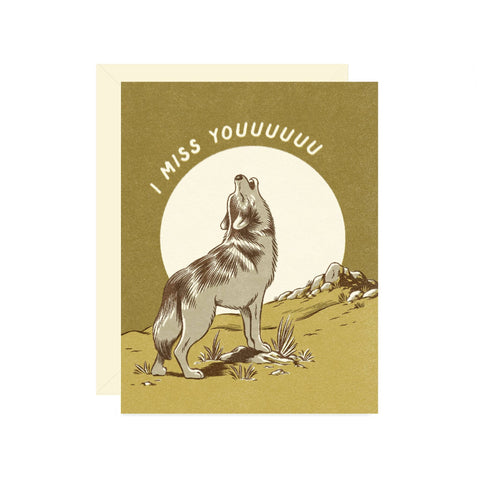 i miss youuuu {wolf card}