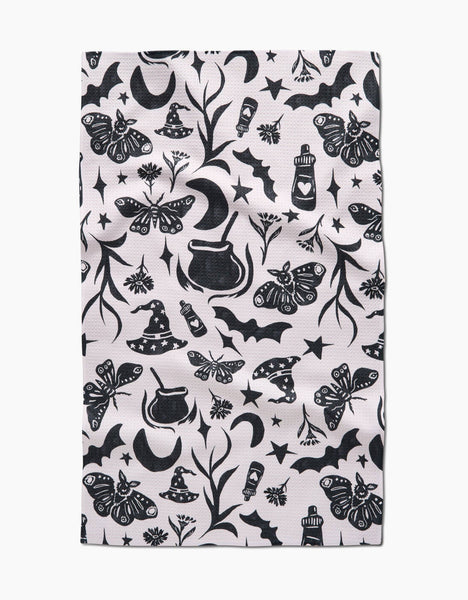 witchy things tea towel