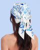 bride hair scarf