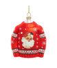 santa sweater ornament