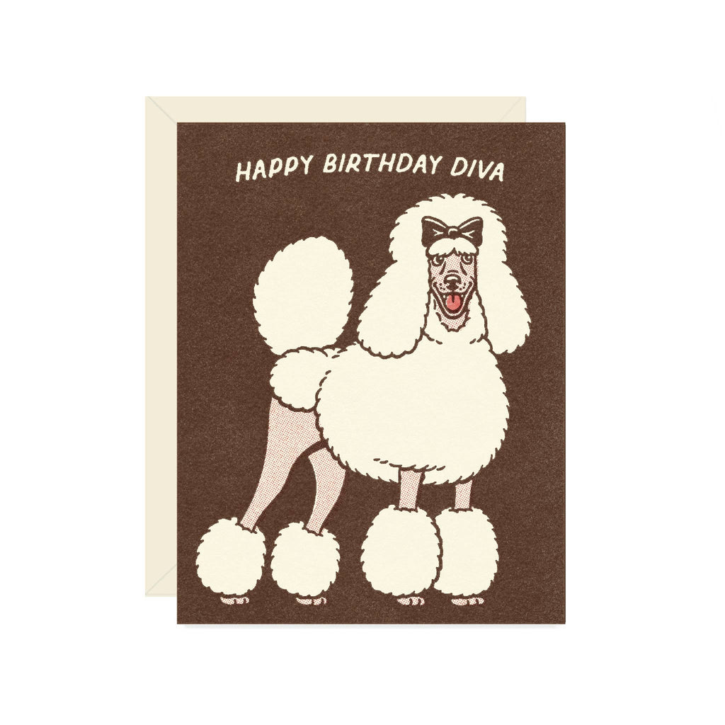 happy birthday diva card