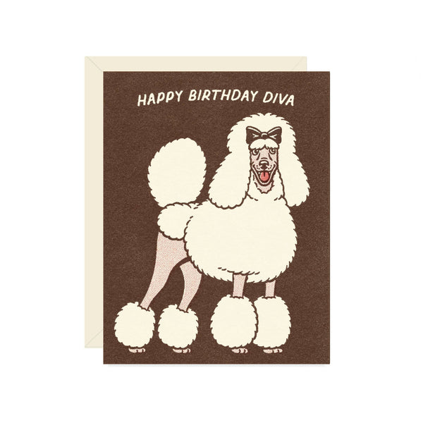 happy birthday diva card