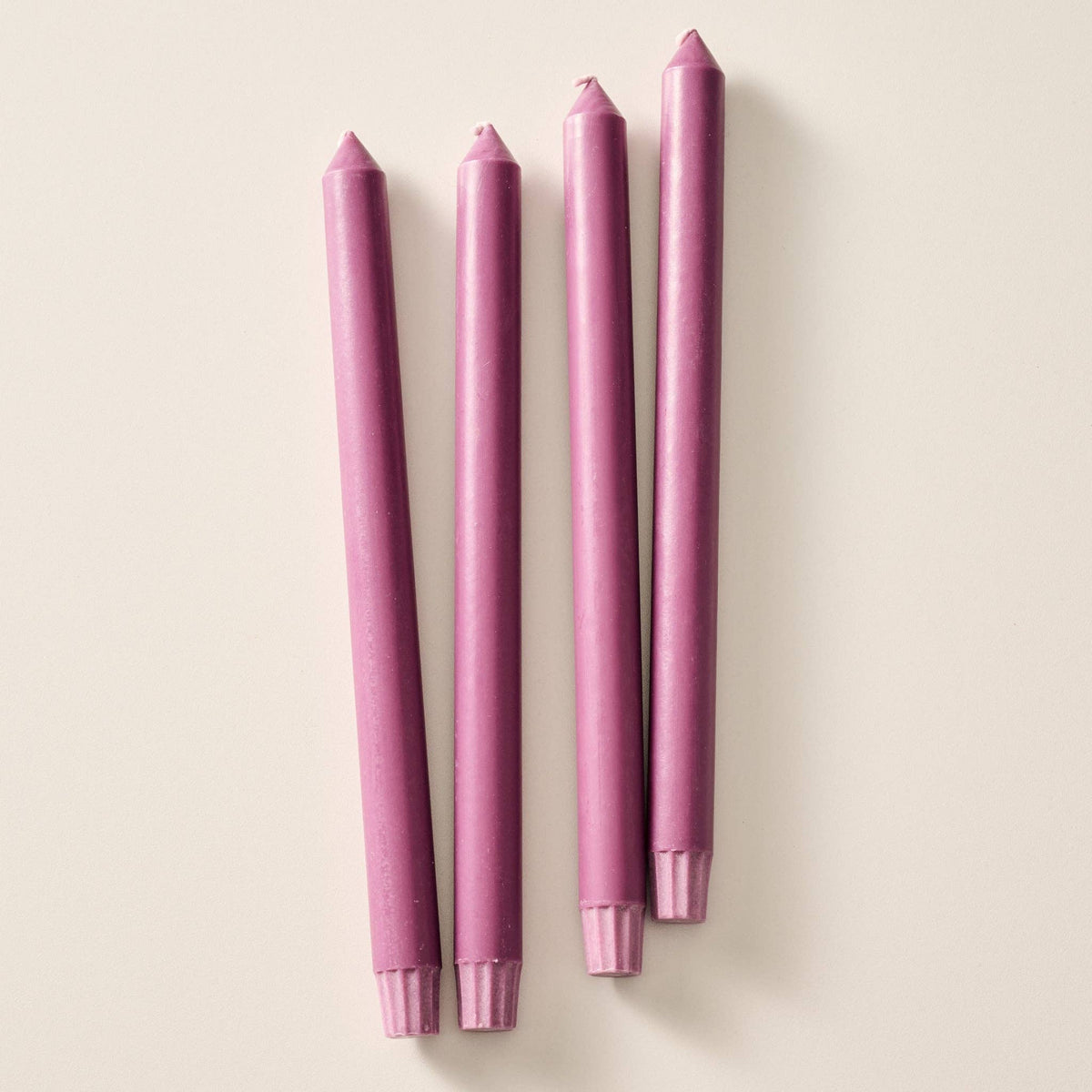 anget blackberry palm wax taper candles {set of 4}