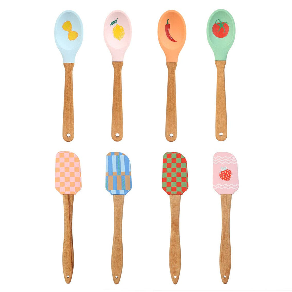 silicone kitchen spatulas