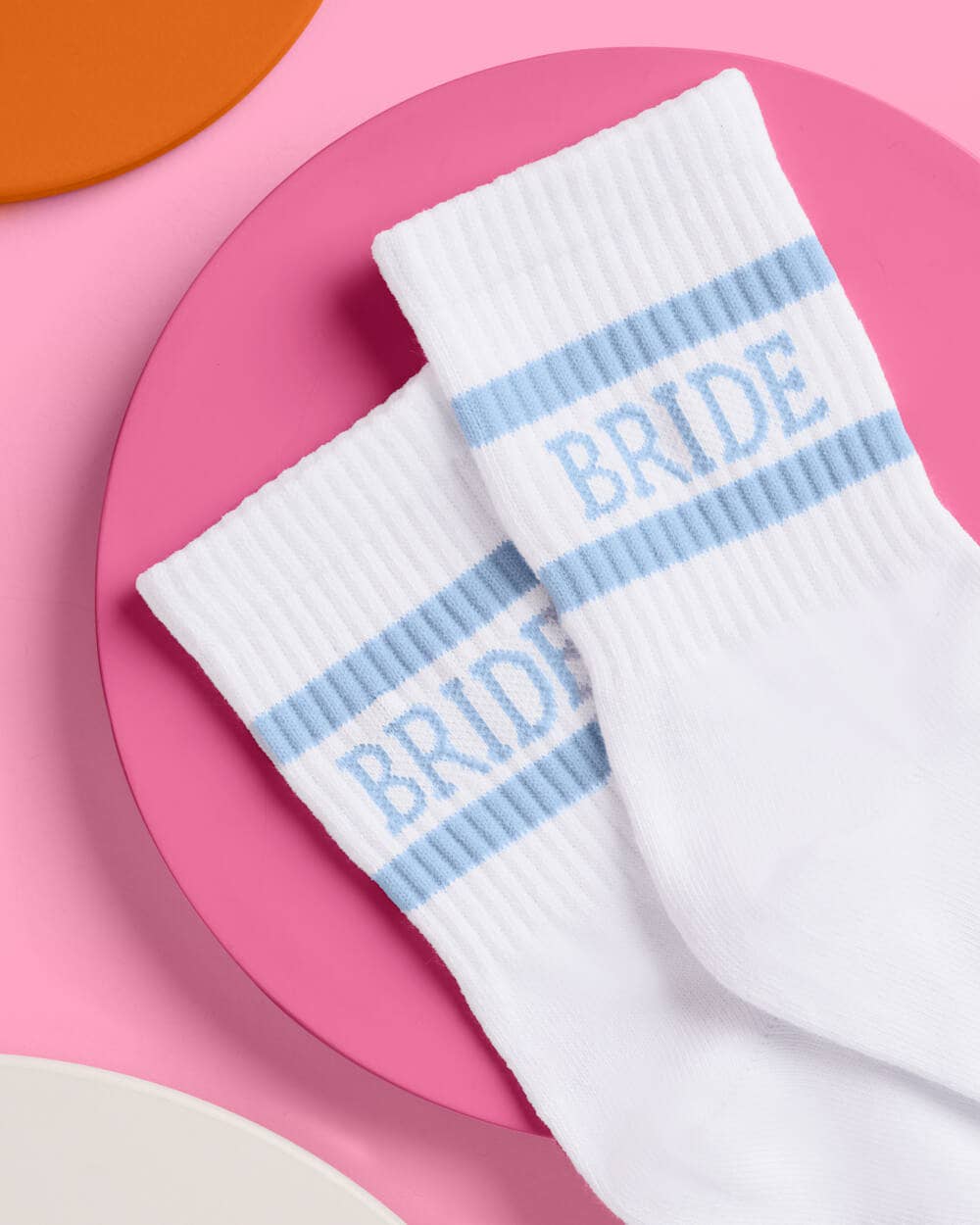 blue bride socks