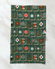moss tile tea towel