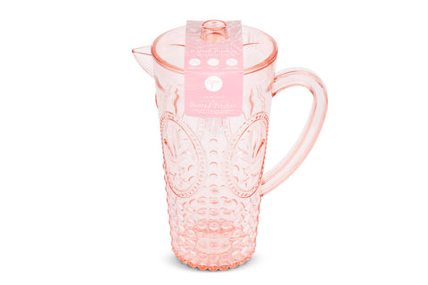 pink dotted pitcher