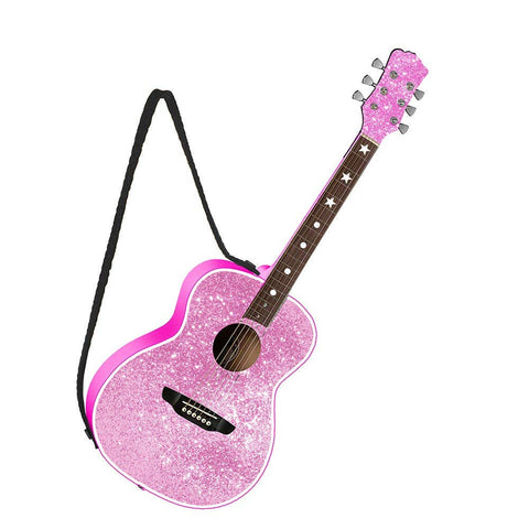 pink guitar ornament