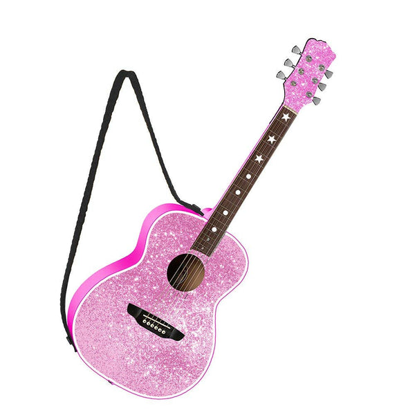 pink guitar ornament