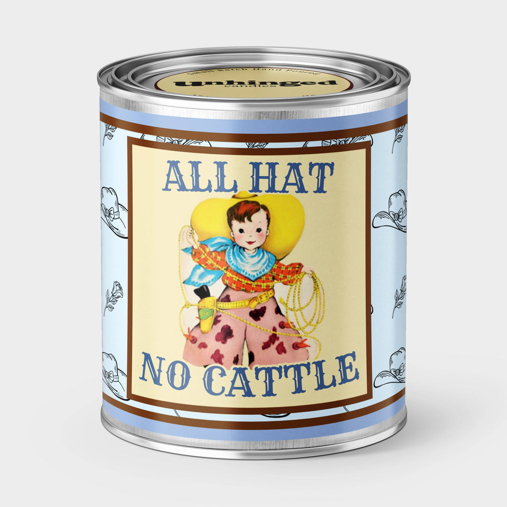 all hat no cattle western candle