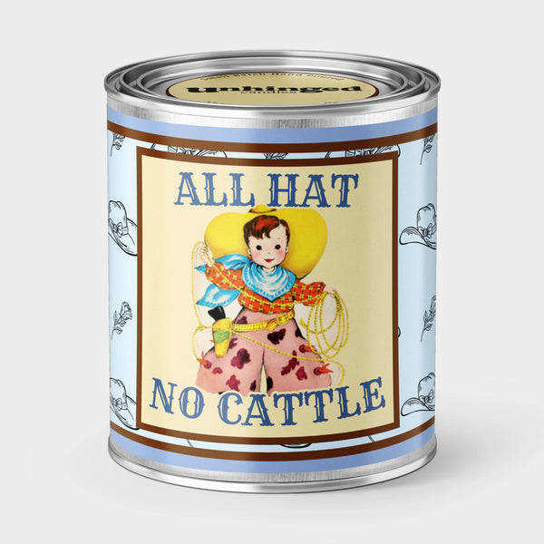 all hat no cattle western candle