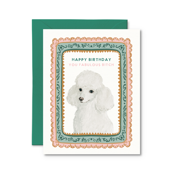 happy birthday you fabulous bitch card
