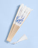 lace bride to be folding fan