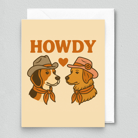 howdy dogs card