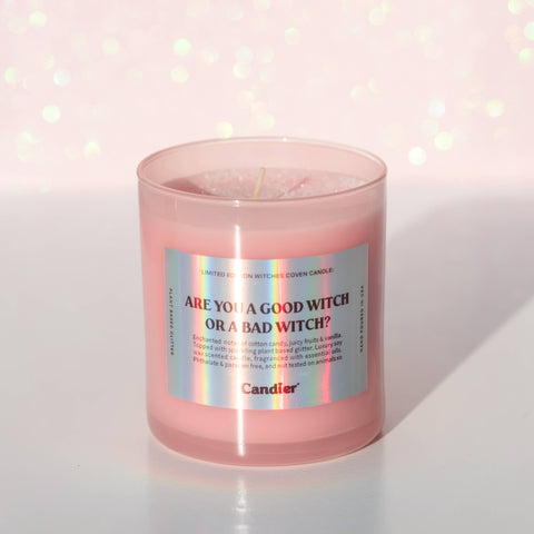 are you a good witch or a bad witch? candle