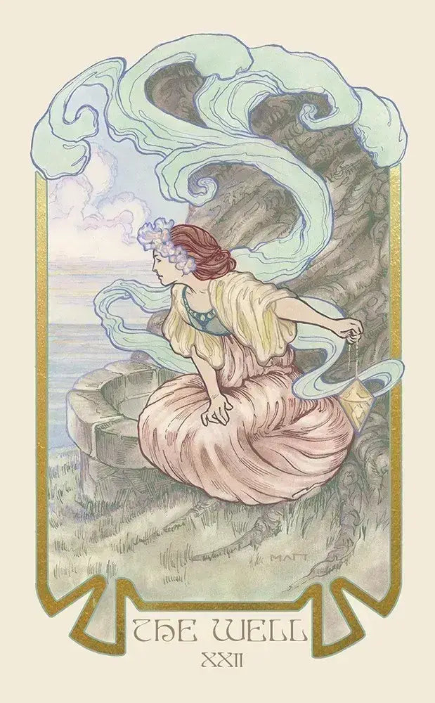 ethereal visions: illuminated tarot deck