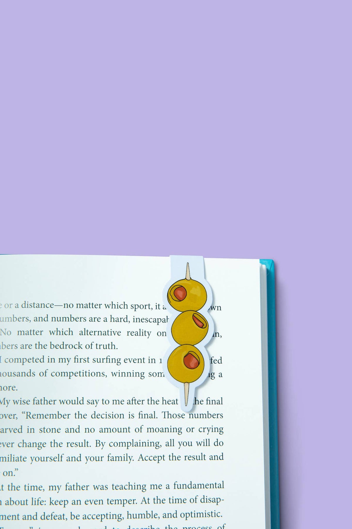 magnetic olives {dirty martini} bookmark