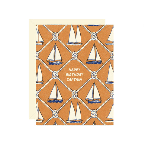 boat captain birthday card