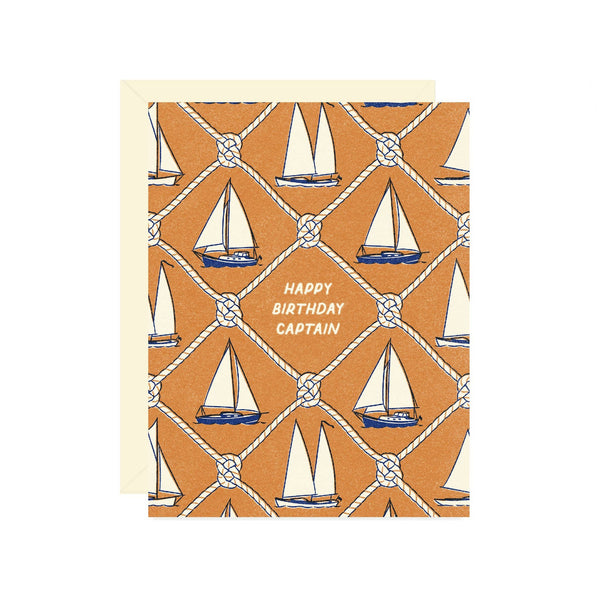 boat captain birthday card