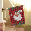 f*ck tr*mp santa christmas garden flag