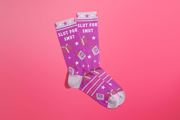 slut for smut crew socks
