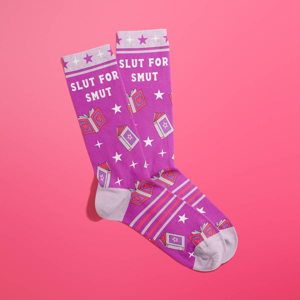slut for smut crew socks