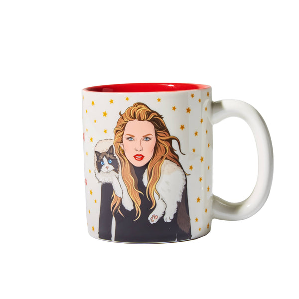 karma is a cat mug