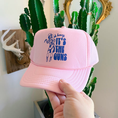 oh honey, it's the guns trucker hat