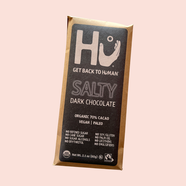 hu salty dark chocolate bar {70% cacao}