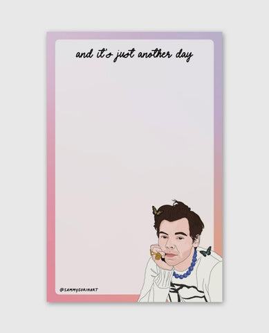 & it's just another day {harry} notepad