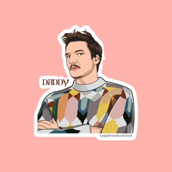 pedro pascal {daddy} sticker