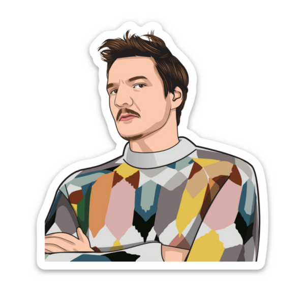 pedro pascal sticker