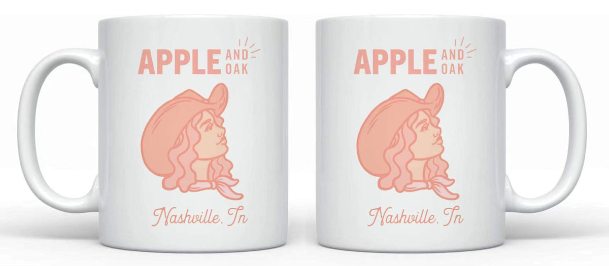 a&o cowgirl mug