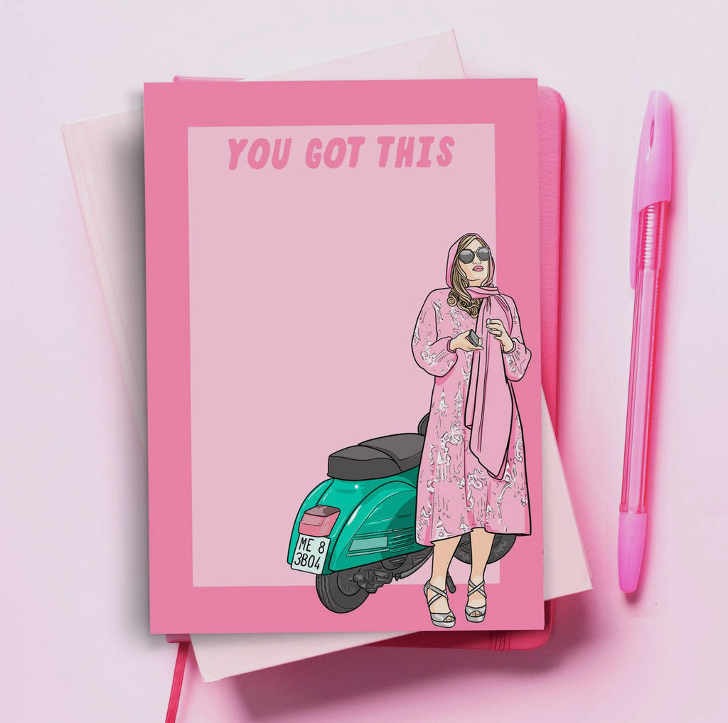 you got this notepad