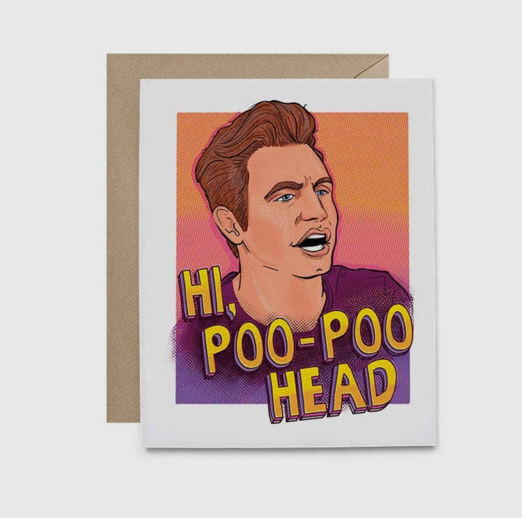hi, poo-poo head card