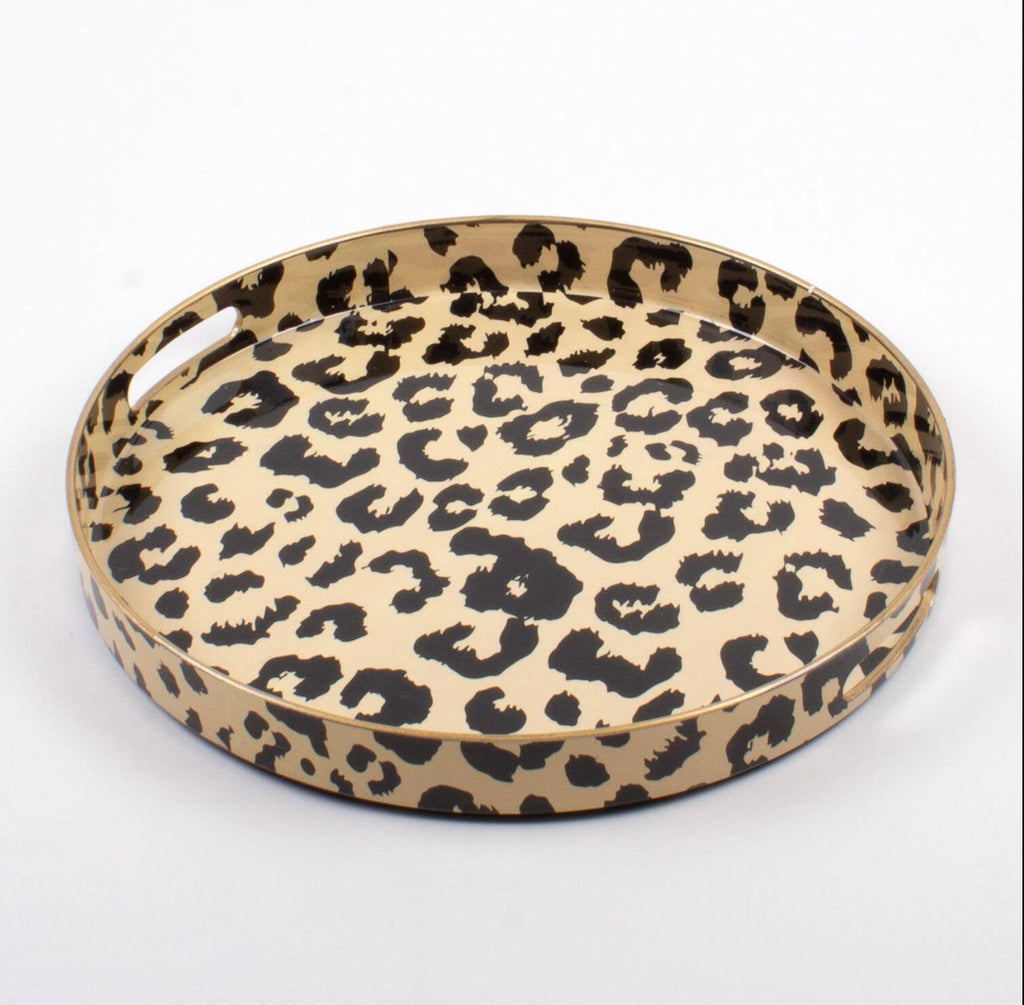 leopard tray