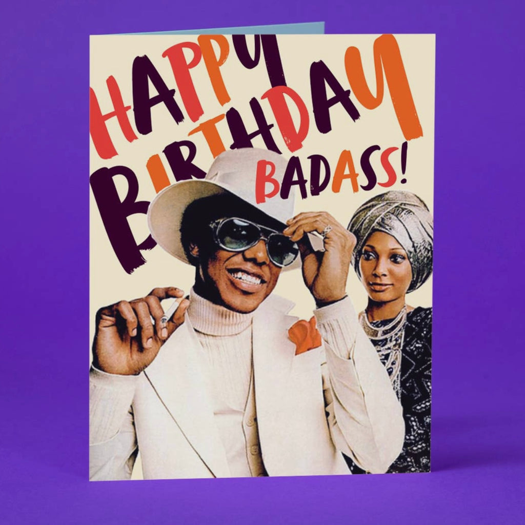 happy birthday badass! card