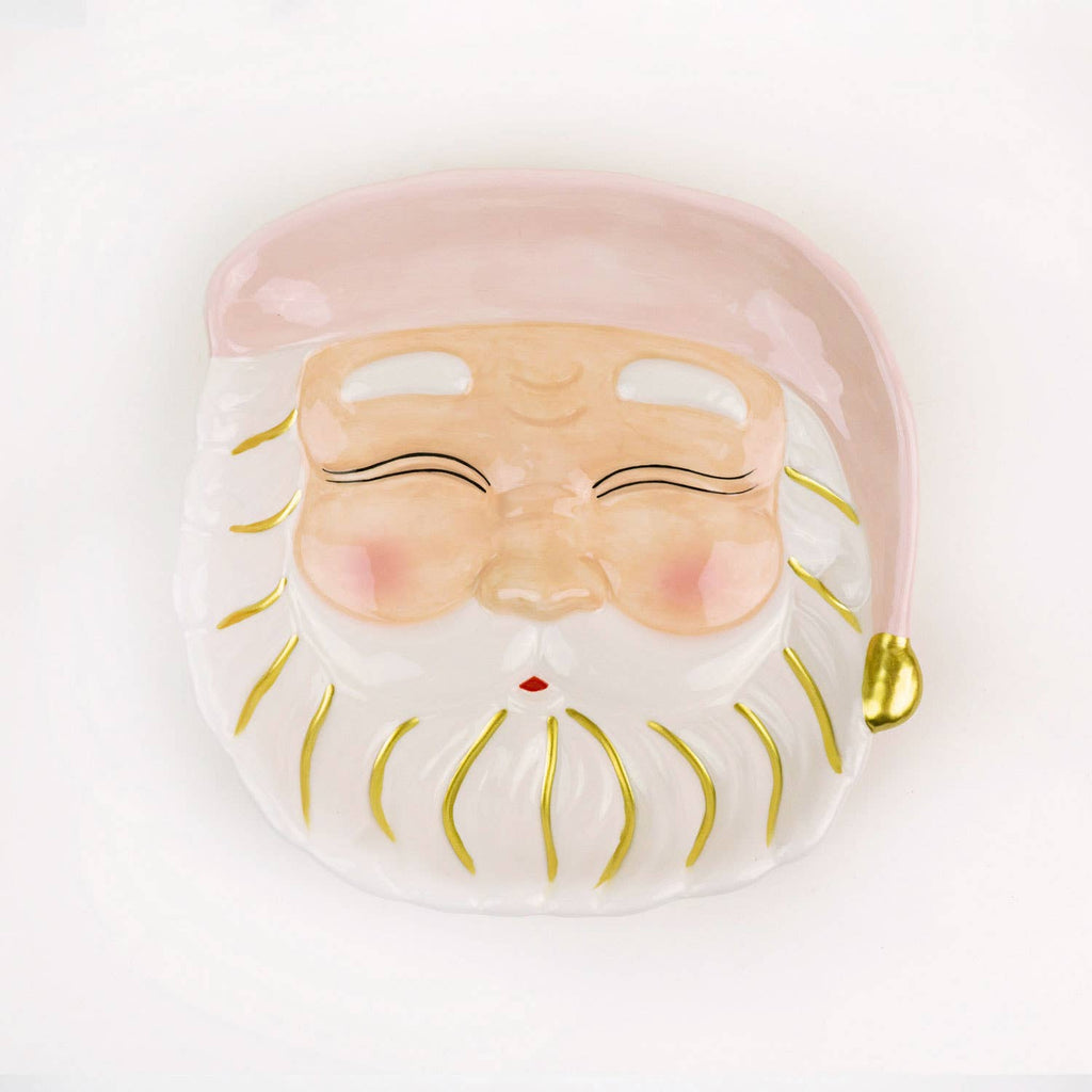 santa dessert plate