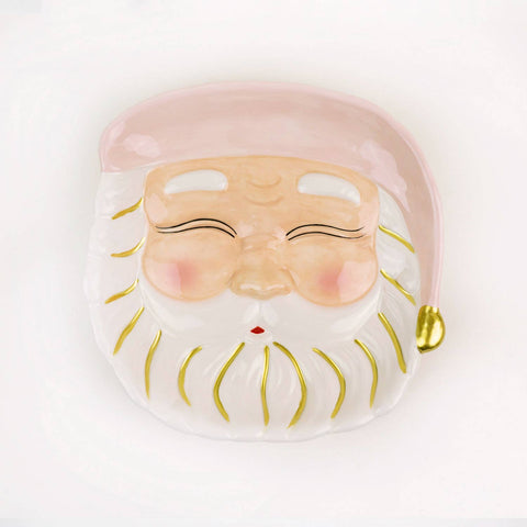 santa dessert plate
