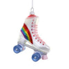 rainbow roller skate ornament