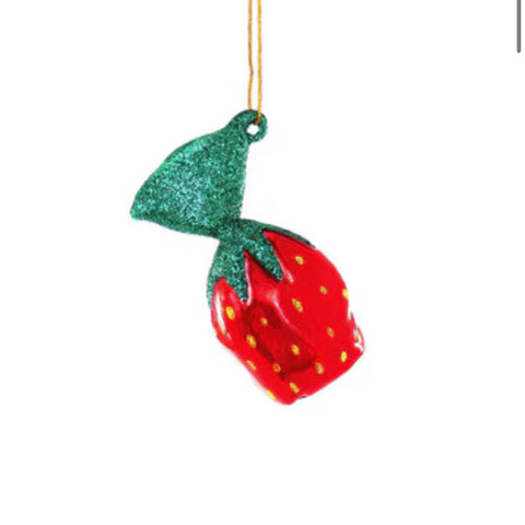 strawberry candy ornament