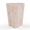 pink slab terrazzo indoor/outdoor table