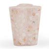 pink slab terrazzo indoor/outdoor table