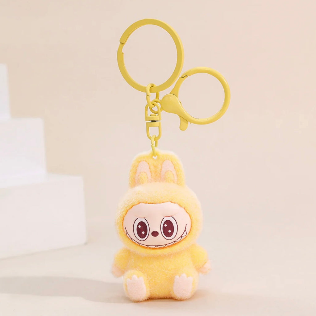 lafufu flocked keychain