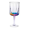 rainbow {acrylic} wine glass - Apple & Oak