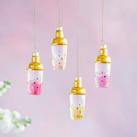 cocktail shaker ornament {assorted colors}