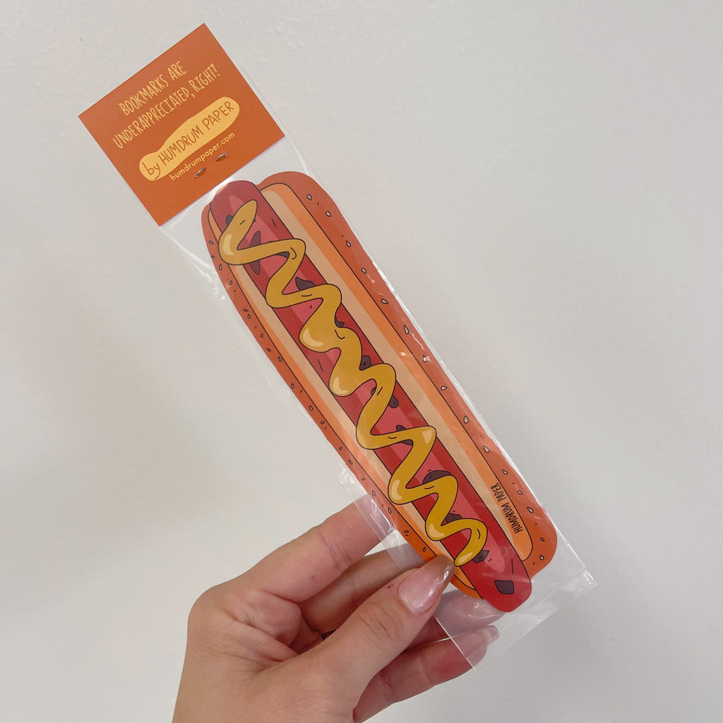 hot dog bookmark
