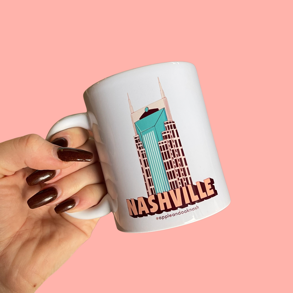 nashville batman building mug